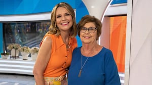 Savannah Guthrie and her mother, Nancy Guthrie, on set of the 'Today' show in 2023.