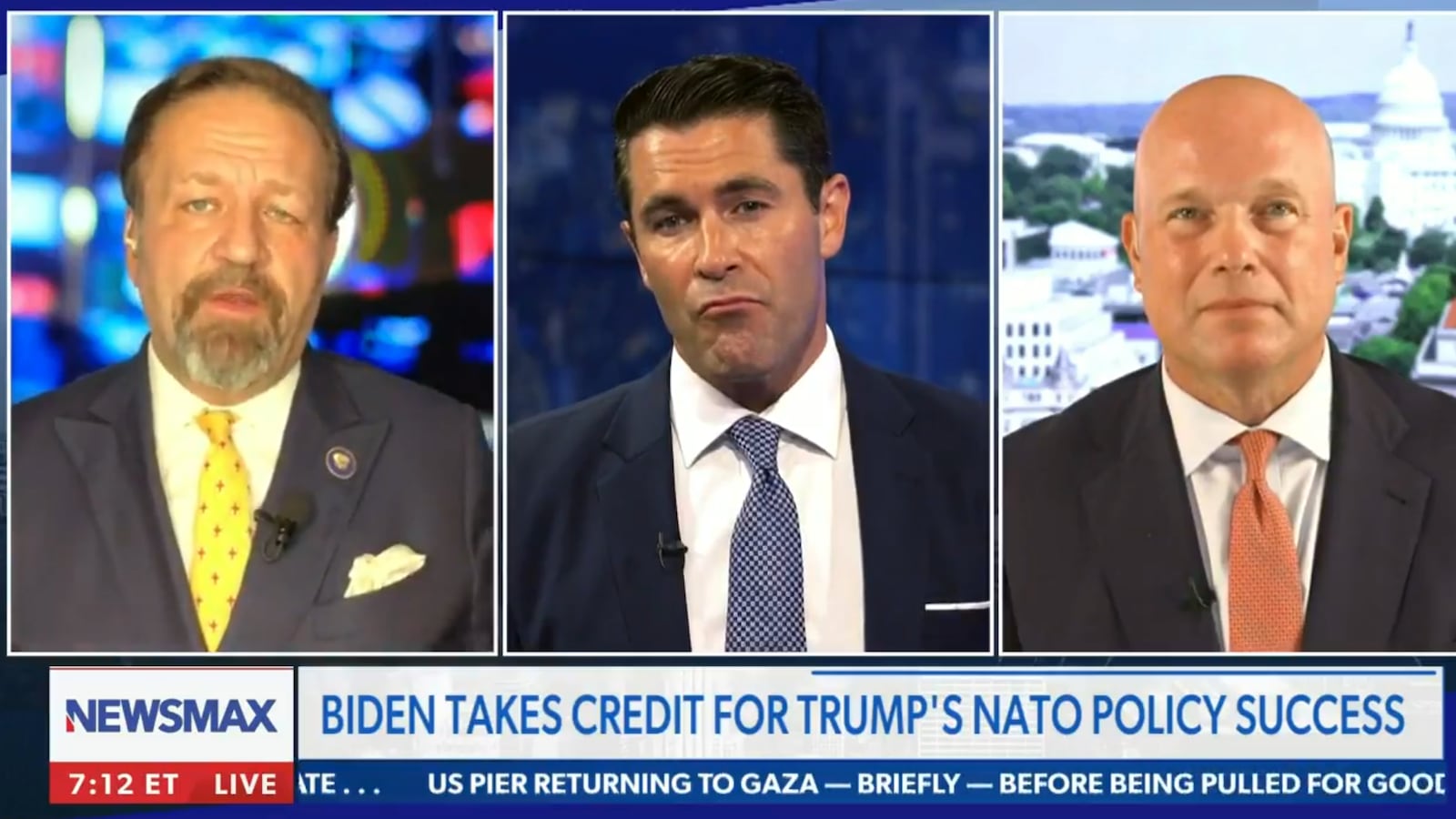 Sebastian Gorka used a racist term to refer to Kamala Harris on Newsmax.