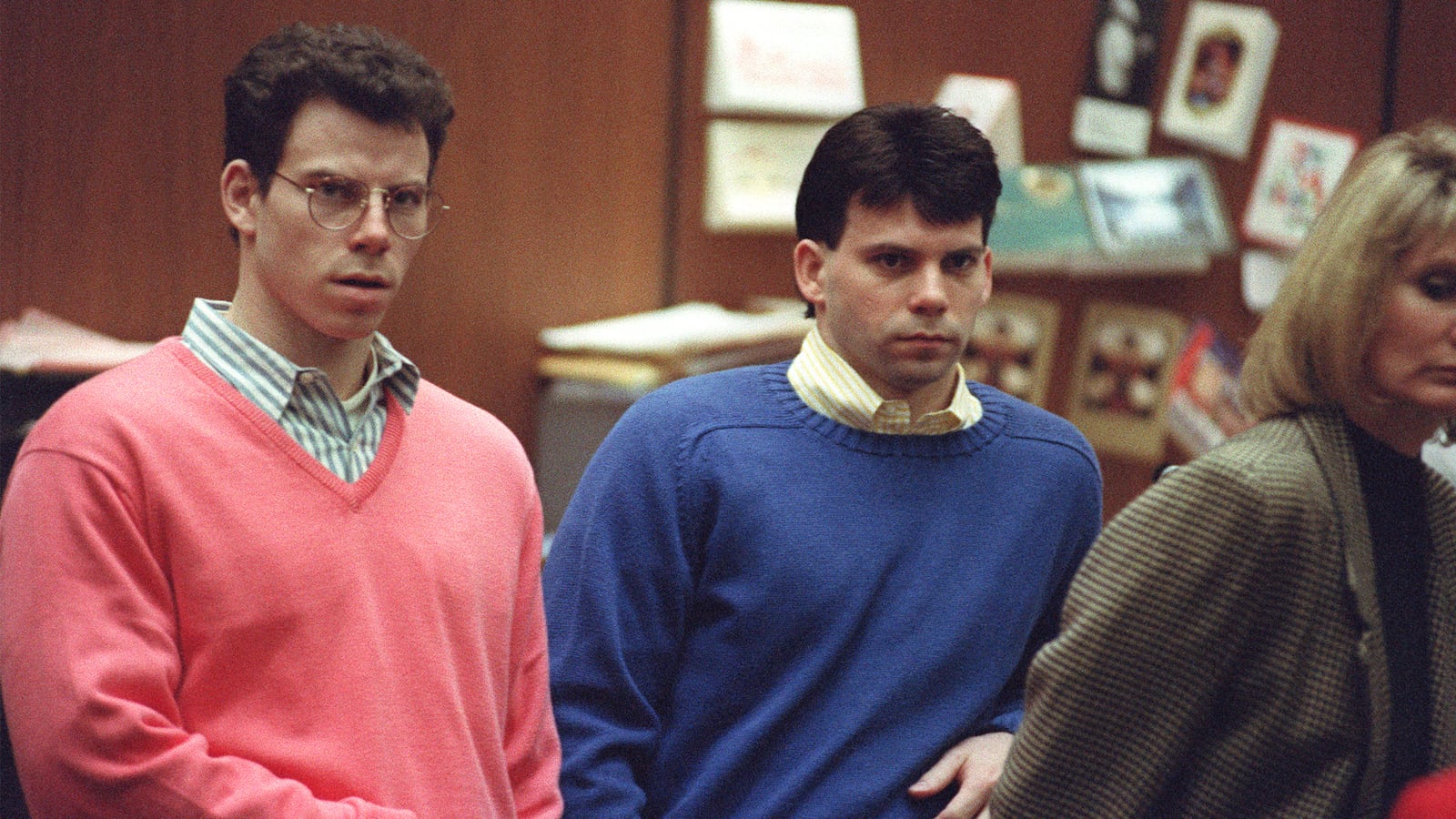 Erik and Lyle Menendez in court