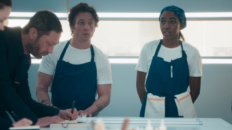 Jeremy Allen White and Ayo Edebir