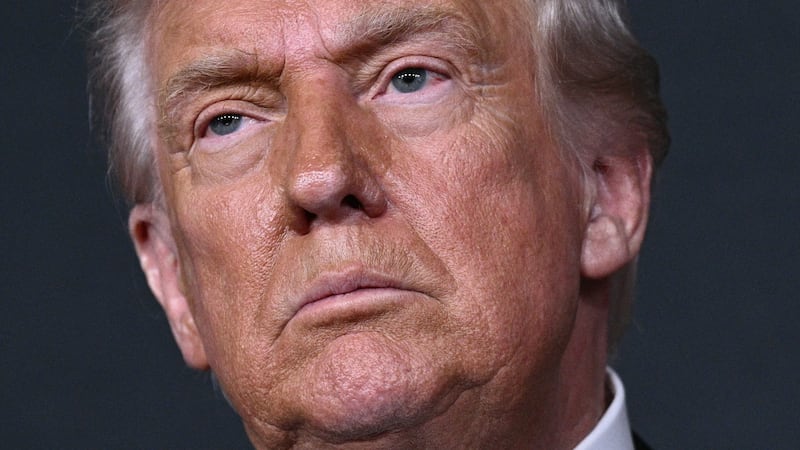 US President Donald Trump arrives for the 48th Kennedy Center Honors gala at the Kennedy Center in Washington, DC, on December 7, 2025. (Photo by Brendan SMIALOWSKI / AFP via Getty Images)
