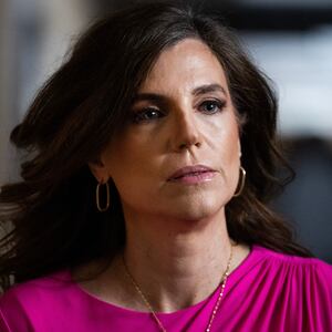 Rep. Nancy Mace, R-S.C., makes his way to a House Republican Conference meeting with President Donald Trump on the budget reconciliation bill in the U.S. Capitol on Tuesday, May 20, 2025.