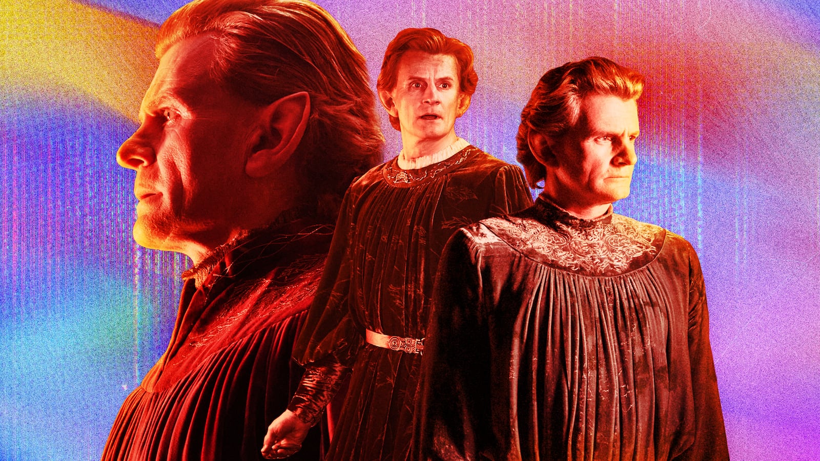 A photo illustration of Charles Edwards as Celebrimbor.