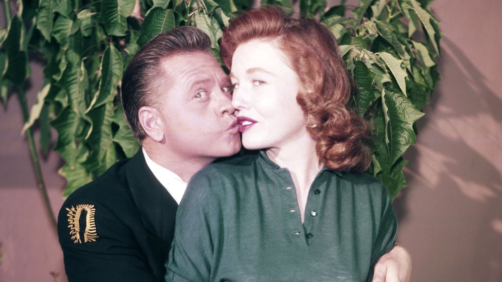 Mickey Rooney and Elaine Devry