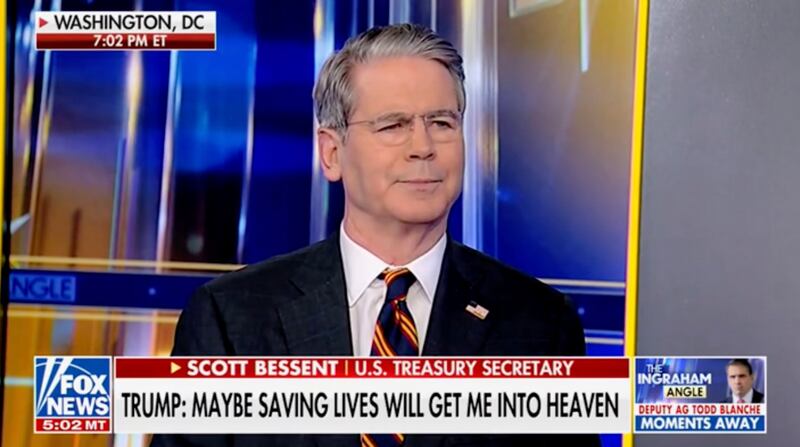 Scott Bessent on The Ingraham Angle.