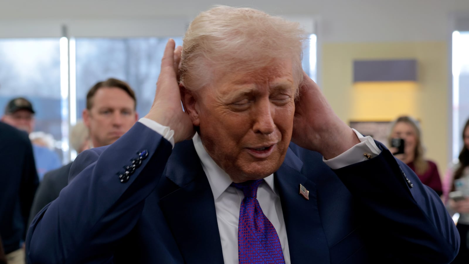 ROME, GEORGIA - FEBRUARY 19: U.S. President Donald Trump speaks at The Varsity on February 19, 2026 in Rome, Georgia. Trump delivered remarks on the economy and affordability as the state has started voting to replace the seat vacated by former Rep.Marjorie Taylor Greene. (Photo by Chip Somodevilla/Getty Images)