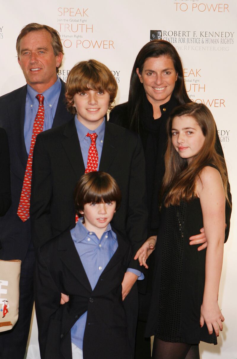 Robert Kennedy Jr., his then wife Mary and their children in 2008.