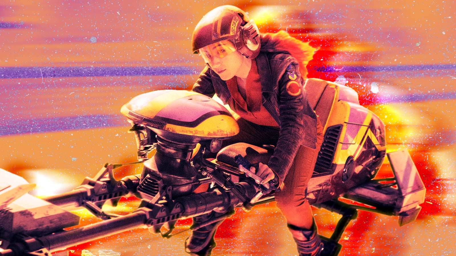 Natasha Liu Bordizzo as Sabine Wren in Lucasfilm's Star Wars: Ahsoka.