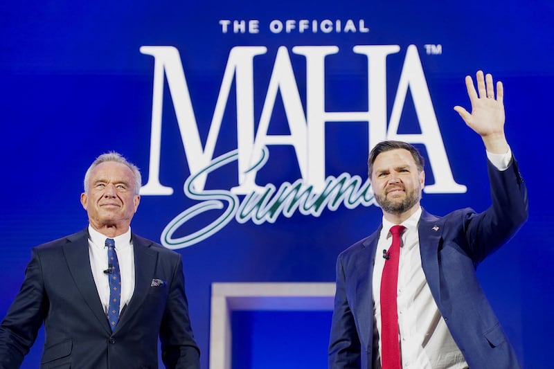 Kennedy said that JD Vance is also on the sauerkraut diet and “you can see how different” the 41-year-old vice president looks.