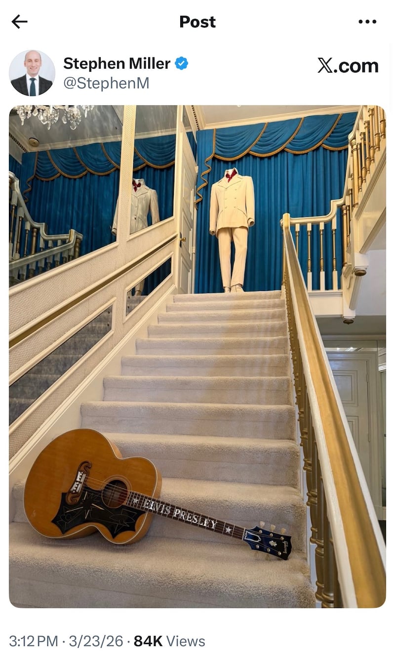 Miller shared several photos from the trip.