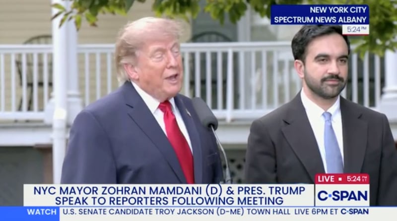 Donald Trump praises New York Mayor Zohran Mamdani.