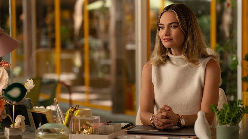 Lily James in "Swiped."