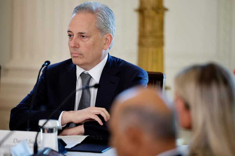 David Sacks at an AI summit.