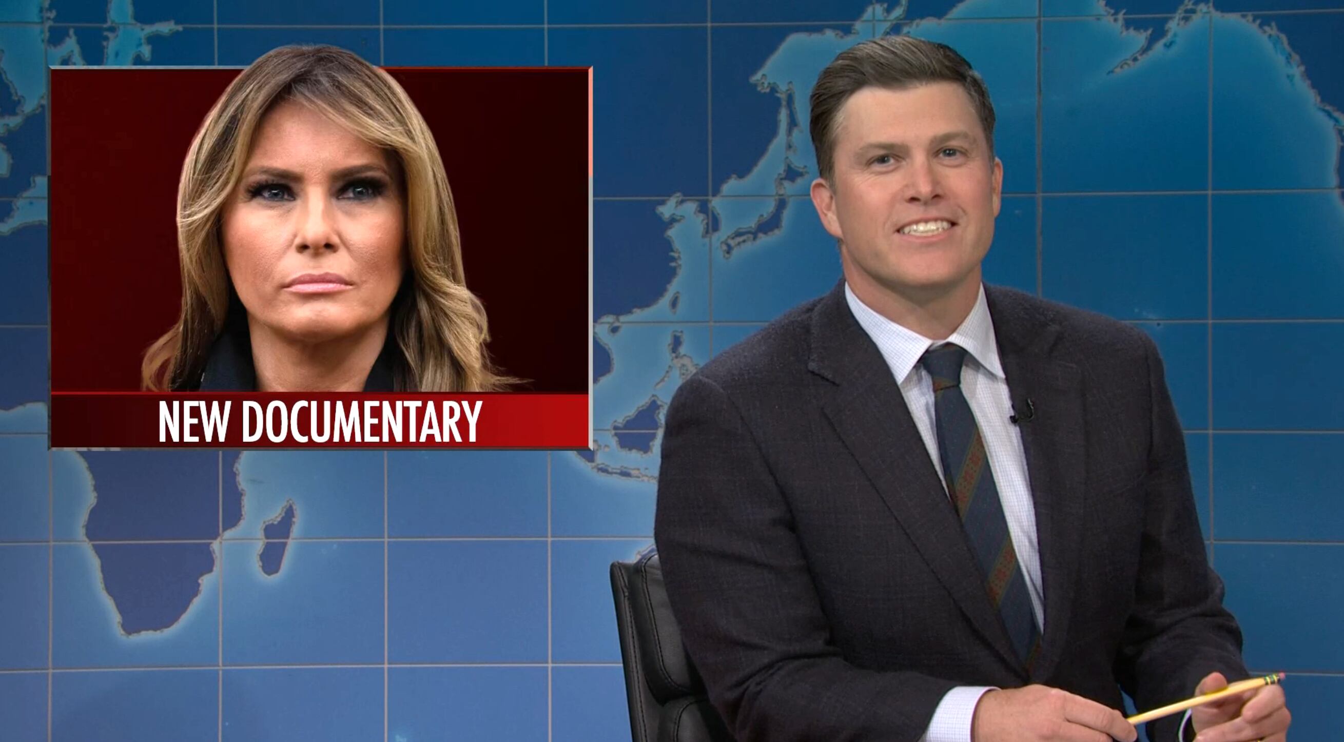 SNL's' Colin Jost and Michael Che Pile on Melania's Disastrous Documentary