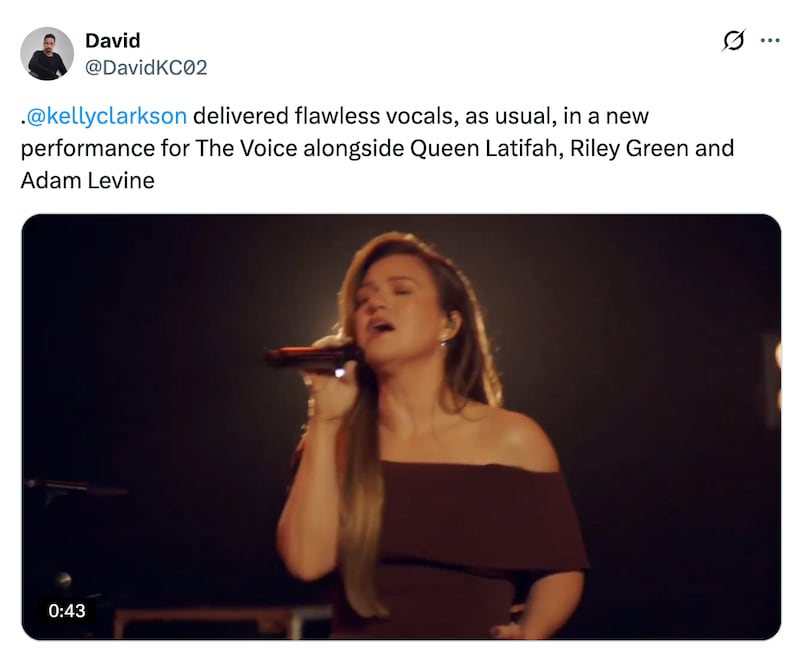 A screenshot from X