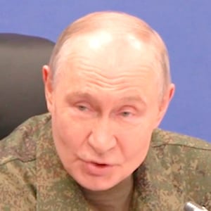Russian President Vladimir Putin visits a command post of Russia's joint force grouping, in the course of the Russia-Ukraine conflict, at an unidentified location, in this still image taken from a video released July 3, 2026. Kremlin.ru/Handout via REUTERS