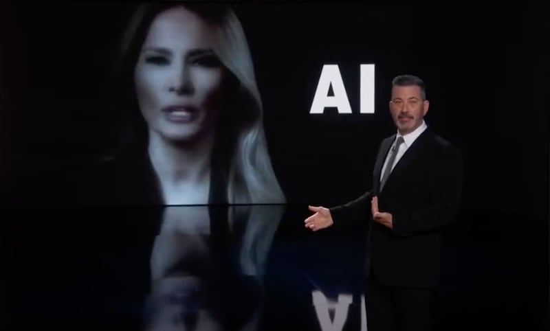 Kimmel mocks Melania