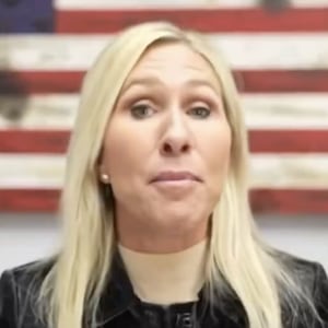 Marjorie Taylor Greene appears on Infowars with Alex Jones.