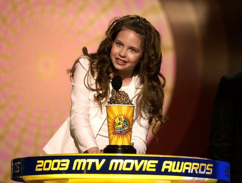 Daveigh Chase winner for Best Villan Award for the movie "The Ring" (Photo by M. Caulfield/WireImage)