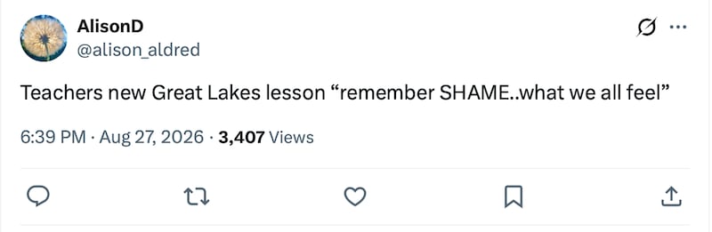 Several X users suggested a better acronym: "SHAME."
