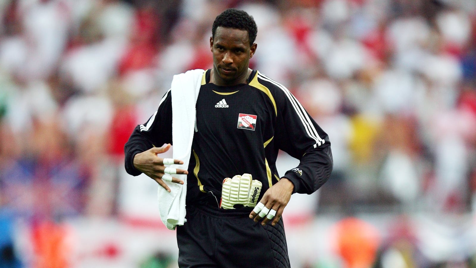 Shaka Hislop, now an ESPN analyst, at the 2006 FIFA World Cup in Germany.