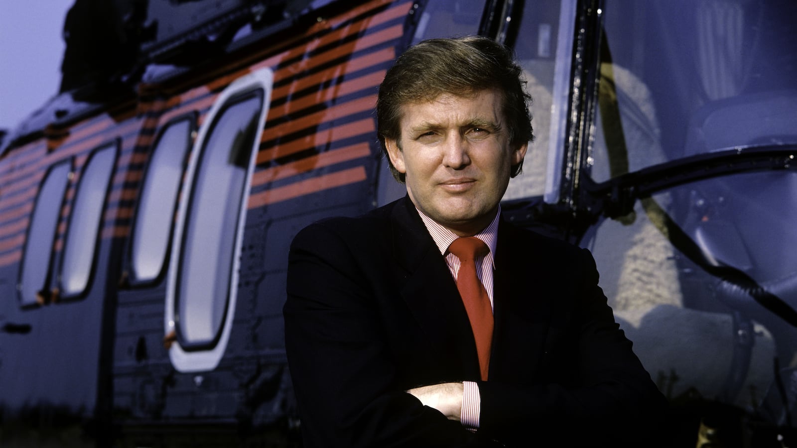 NEW YORK - AUGUST 1987: Donald Trump, real estate mogul, entrepreneur, and billionare, utilizes his personal helicopter to get around on August 1987 in New York City. (Photo by Joe McNally/Getty Images)