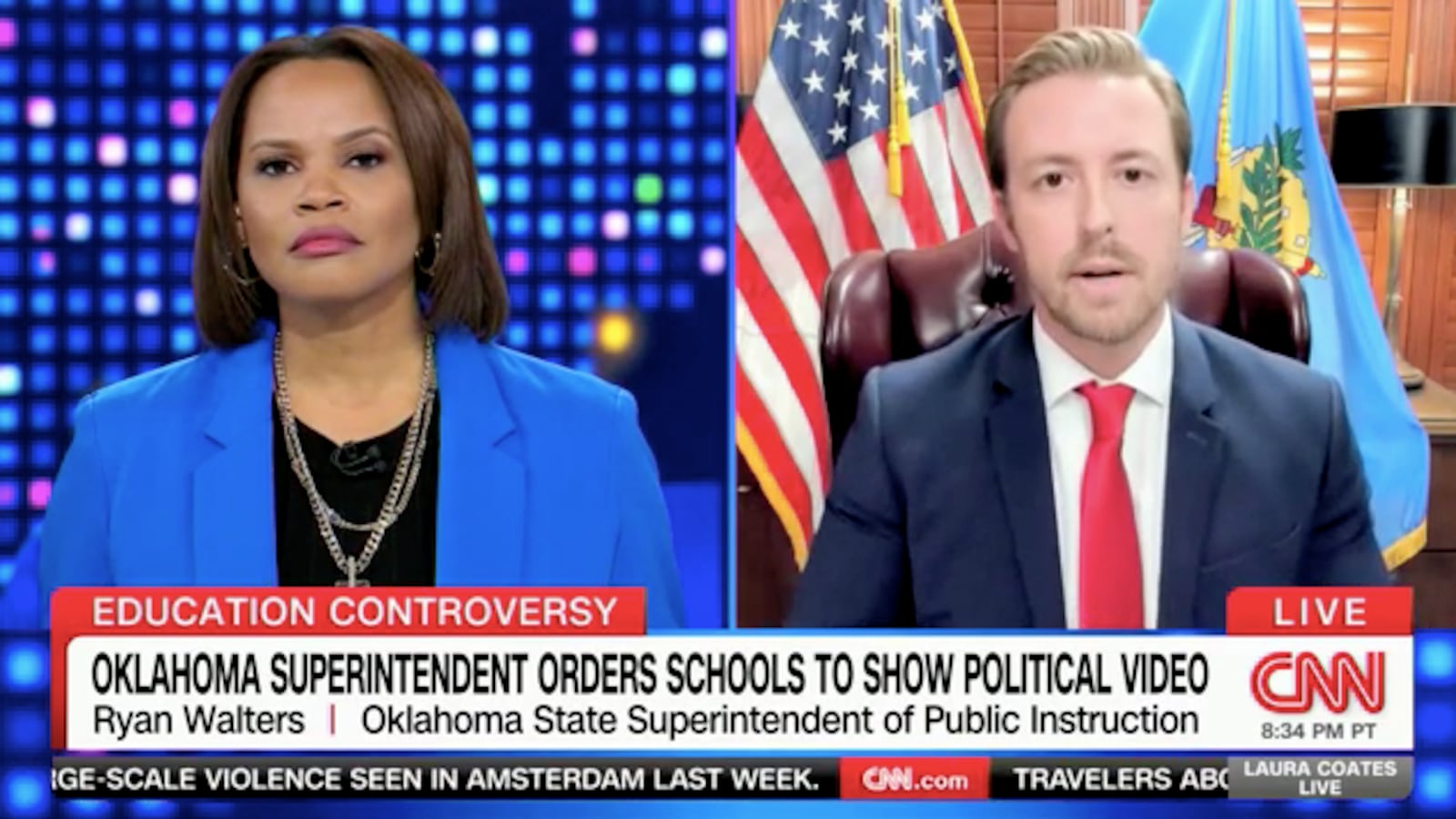 Ryan Walters on Laura Coates Live.