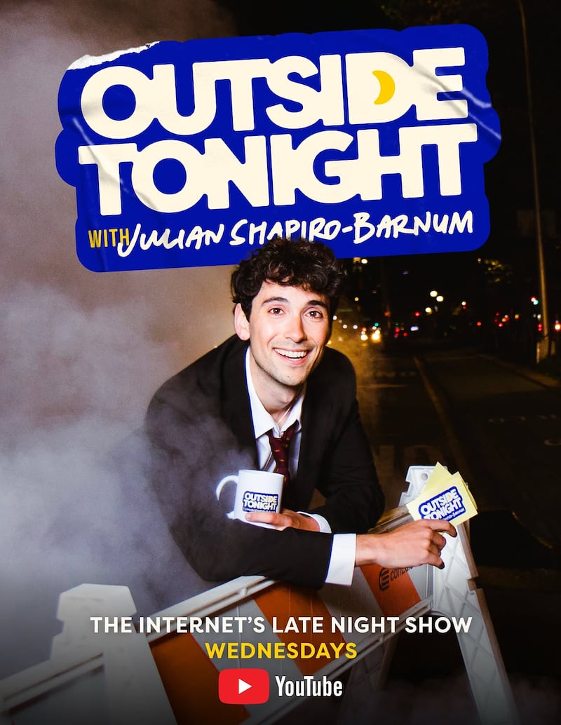 Julian Shapiro-Barnum launched "Outside Tonight," calling the web series "the future of late night."