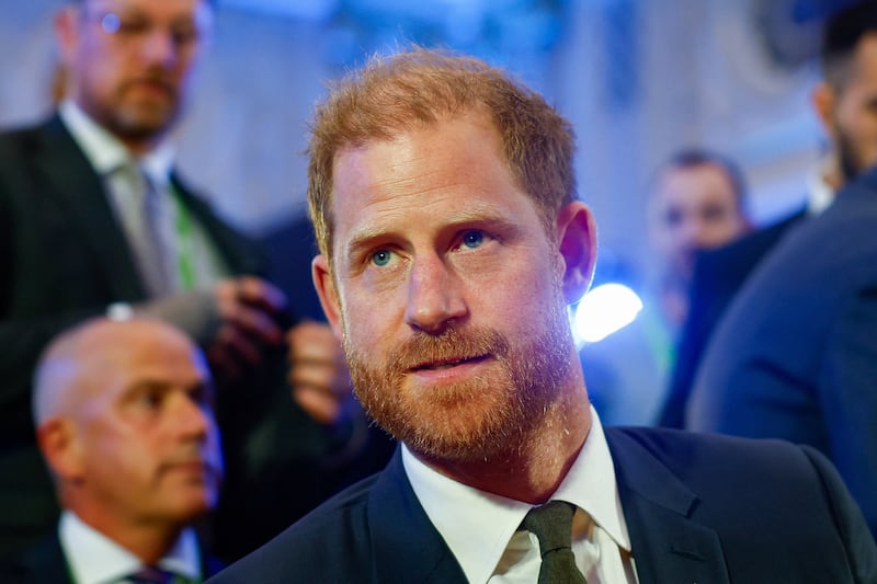 Britain's Prince Harry attends the start of the Kyiv Security Forum, amid Russia's attack on Ukraine, in Kyiv, Ukraine April 23, 2026.