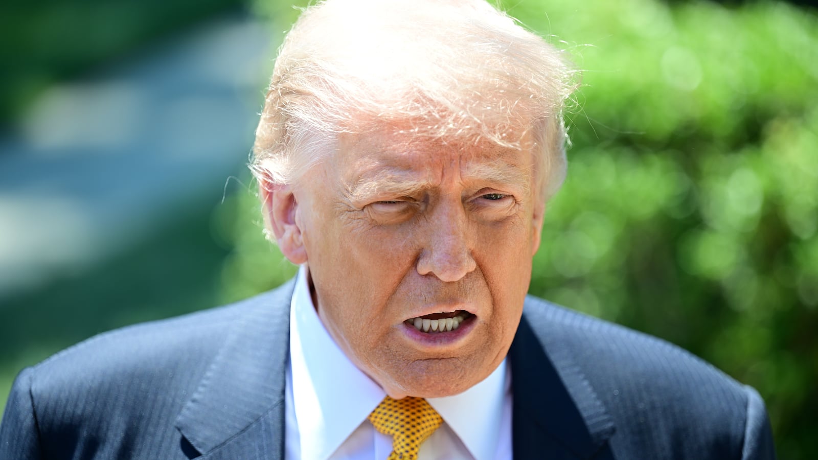 The White House is considering a plan for President Donald Trump, pictured May 12, to issue 250 pardons to mark the 250th anniversary of American independence, according to the WSJ.
