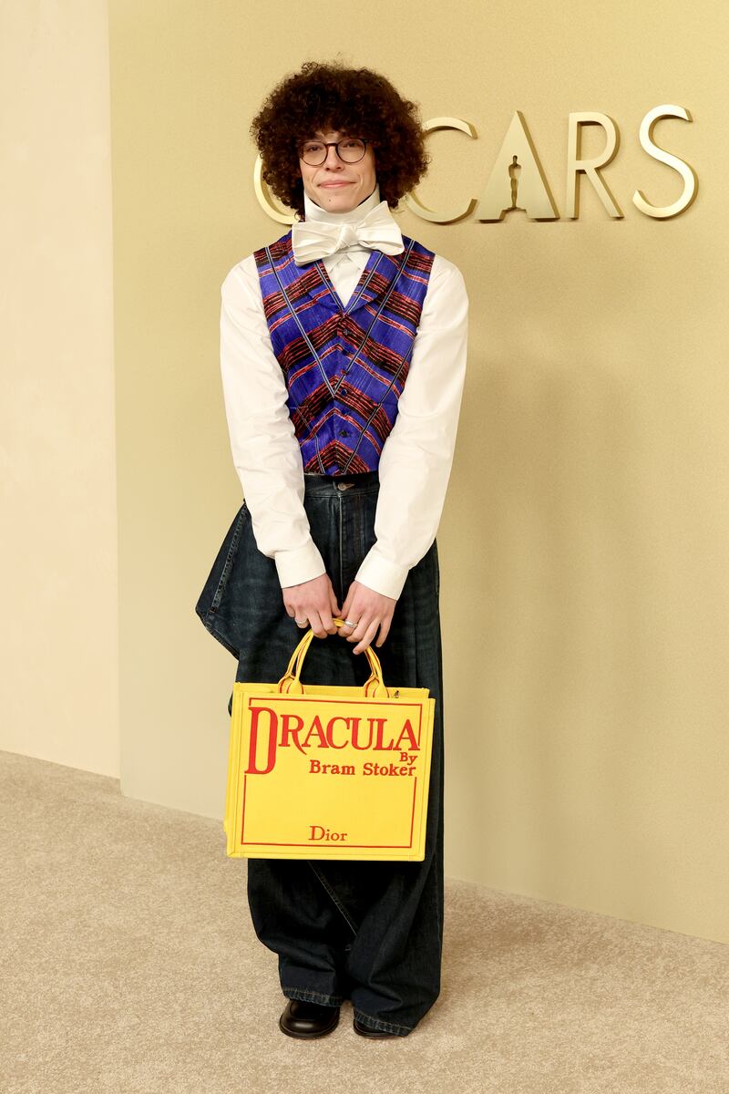 BEVERLY HILLS, CALIFORNIA - FEBRUARY 10: Reece Feldman attends the 98th Oscar Nominees Luncheon at The Beverly Hilton on February 10, 2026 in Beverly Hills, California. (Photo by Monica Schipper/WireImage)