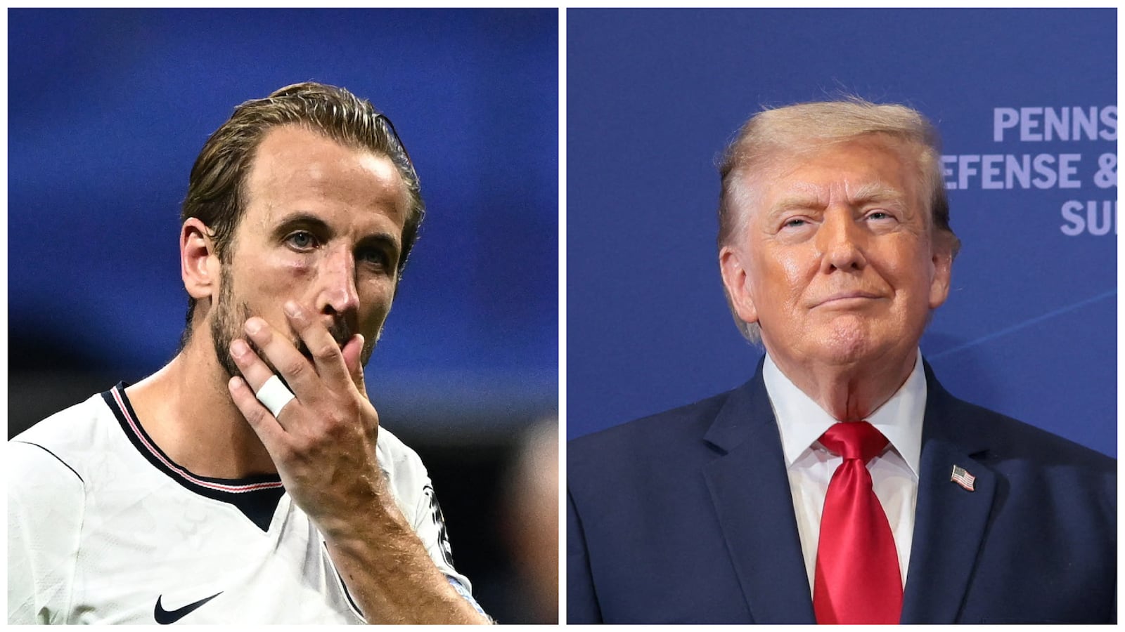 Harry Kane, Donald Trump