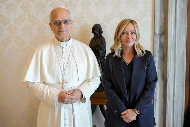 Giorgia Meloni, like most Italians, is Roman Catholic.