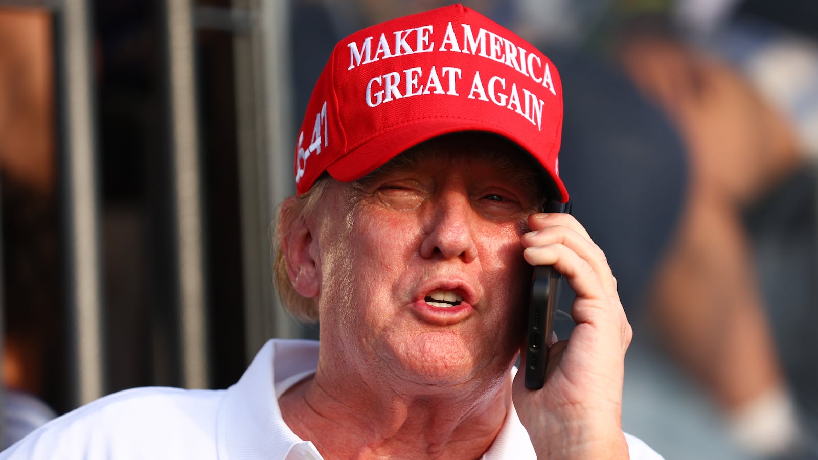 President Donald Trump is regularly seen with his phone and frequently posts on his platform, Truth Social.