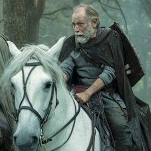 Danny Webb and Peter Claffey in "A Knight of the Seven Kingdoms"