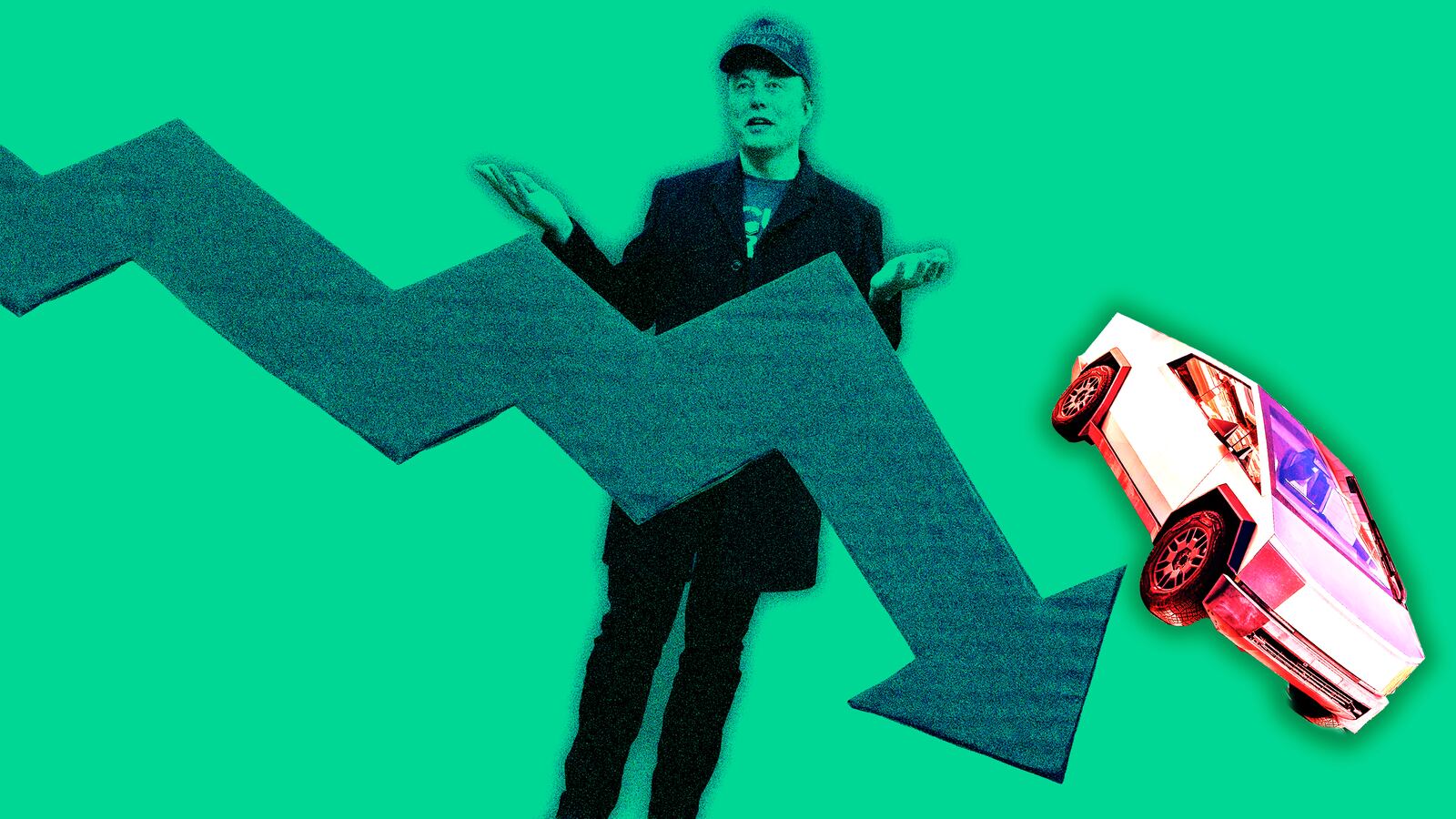 Elon Musk, photo illustration