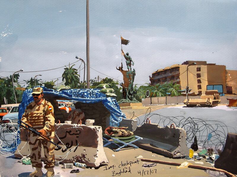 galleries/2014/02/28/steve-mumford-s-graphic-war-journals/140227-mumford-Iraqi-checkpoint_e40t0f