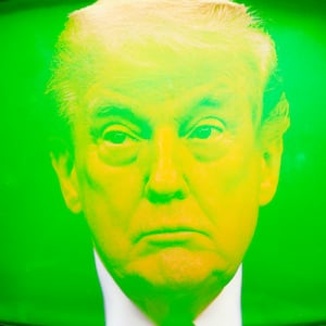 Donald Trump tv photo illustration