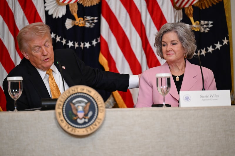 Susie Wiles and Donald Trump