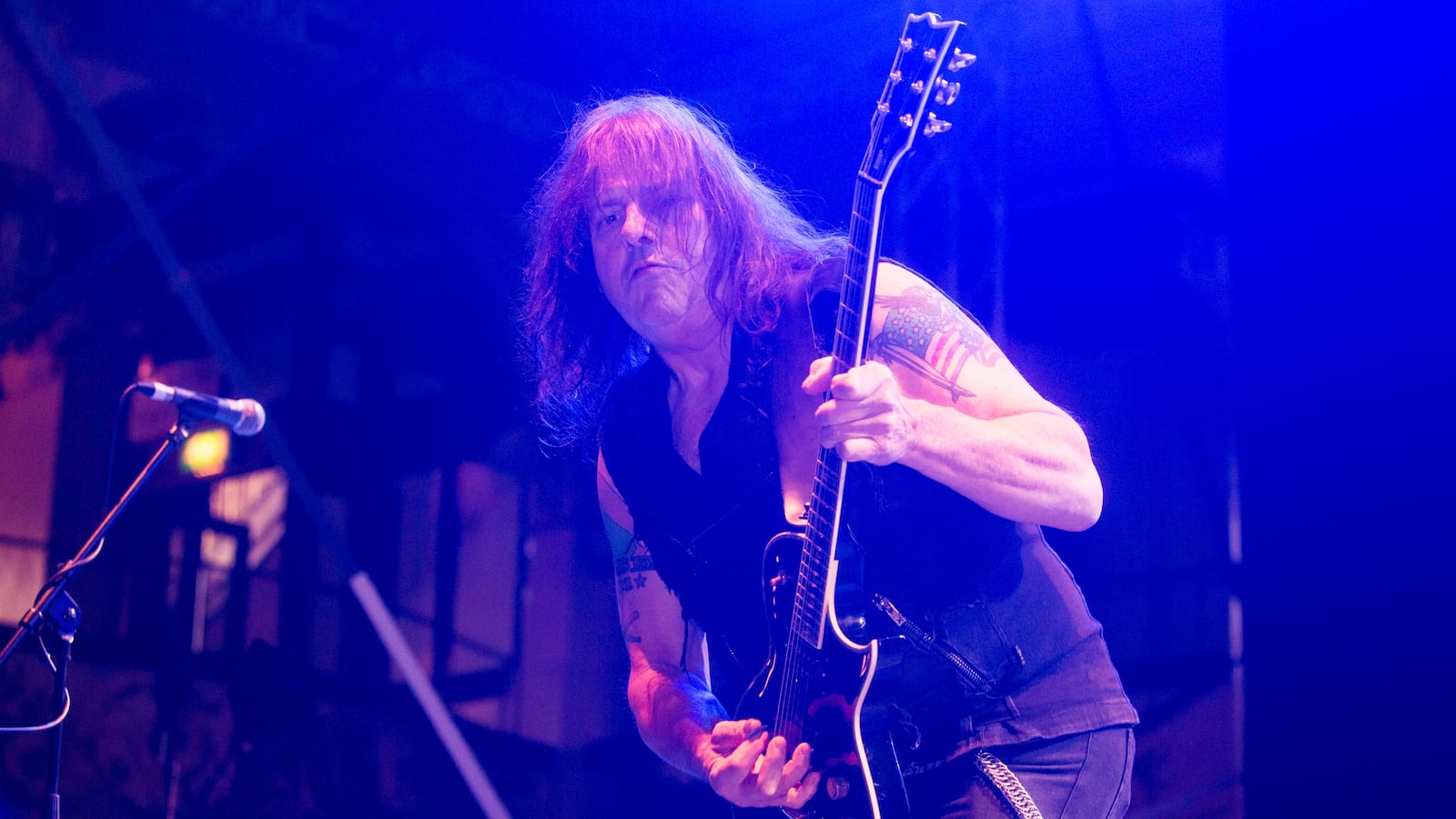 Ross "The Boss" Friedman of Dictators NYC performs on day two of Rebellion Festival