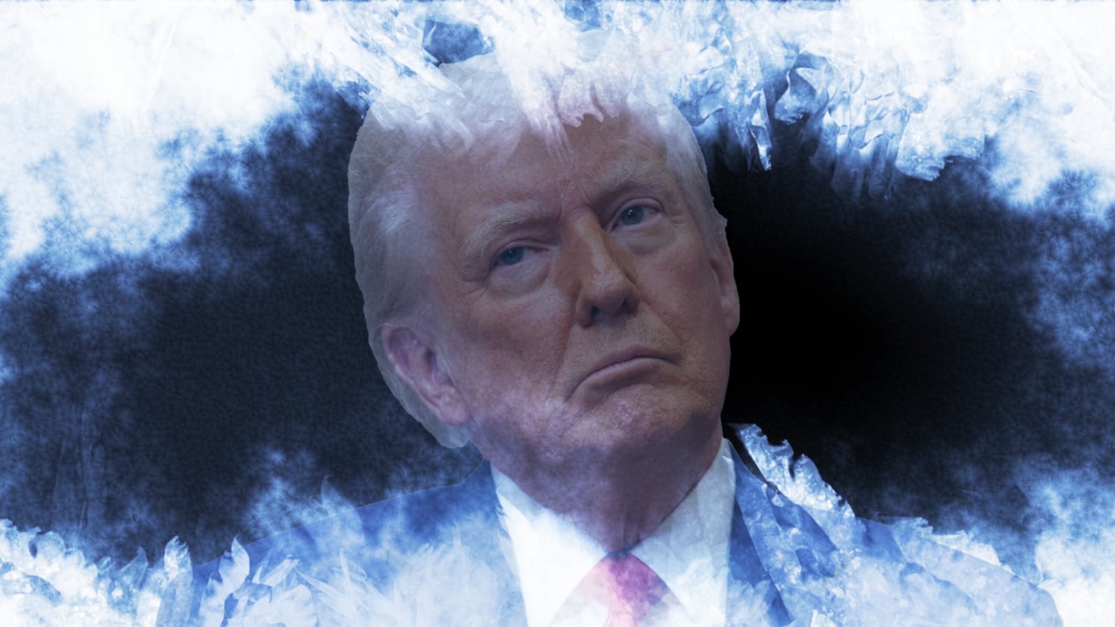Donald Trump frost illustration
