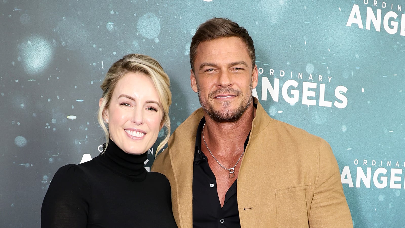 Catherine and Alan Ritchson attend the "Ordinary Angels" New York Premiere two years ago.