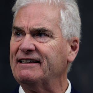 House Majority Rep. Tom Emmer (R-MN) speaks during a news conference with the House Republican leadership.