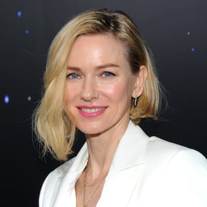 Naomi Watts poses backstage at the Zadig & Voltaire fashion show during New York Fashion Week at Cedar Lake Studios on February 12, 2018, in New York City.