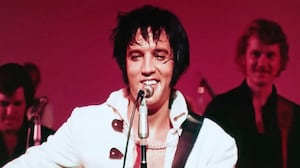 Elvis Presley in "EPiC: Elvis Presley in Concert."