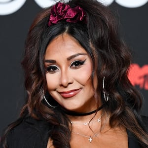 Nicole "Snooki" Polizzi of MTV's reality show "Jersey Shore" at the MTV Video Music Awards 2025 held at UBS Arena on September 7, 2025, in New York, New York.