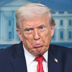 US President Donald Trump speaks during a briefing in the Brady Briefing Room of the White House in Washington, DC, on January 20, 2026. US President Donald Trump on Tuesday expressed frustration that his message on the economy was "not getting across," blaming his spokespeople for the issue. (Photo by SAUL LOEB / AFP via Getty Images)