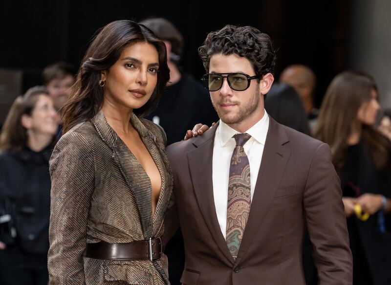 Priyanka Chopra Jonas and Nick Jonas.