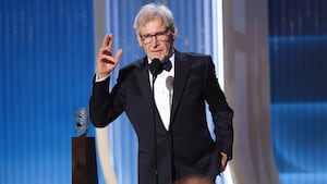 Honoree Harrison Ford accepts the Screen Actors Guild Life Achievement Award onstage during the 32nd Annual Actor Awards at Shrine Auditorium and Expo Hall on March 01, 2026, in Los Angeles, California.