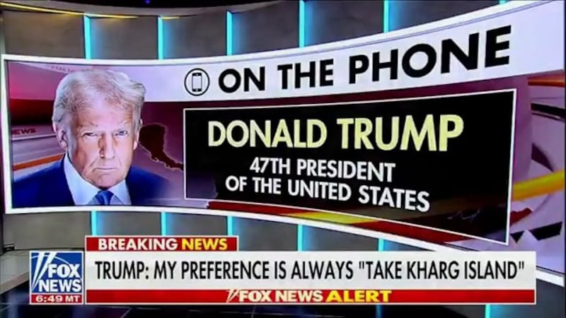 Trump spoke with Fox News live on Thursday morning.